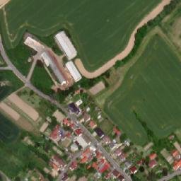 Satellite imagery of [Lešná] church t., CZ