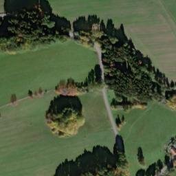 Satellite imagery of [Hora Svatého Václava] church t., CZ