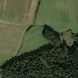 Satellite imagery of [Vrčeň] chapel sanctus t., CZ
