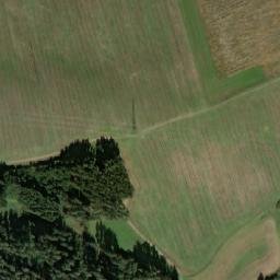 Satellite imagery of [Vrčeň] chapel sanctus t., CZ