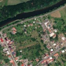 Satellite imagery of [Týn nad Bečvou] church t., CZ