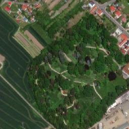 Satellite imagery of [Lešná] church t., CZ