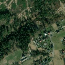 Satellite imagery of [Hrčava] church sanctus t., CZ