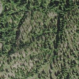 Satellite imagery of Kookjai Mountain, CA