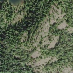 Satellite imagery of Kookjai Mountain, CA