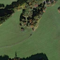 Satellite imagery of [Hora Svatého Václava] church t., CZ