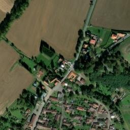Satellite imagery of [Osvračín] church t., CZ