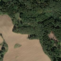 Satellite imagery of [Vrčeň] chapel sanctus t., CZ