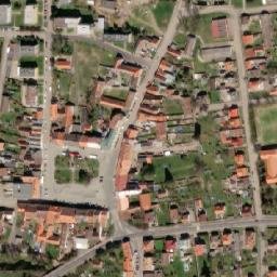 Satellite imagery of [Mirovice] belfry, CZ