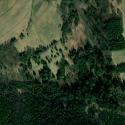 Satellite imagery of [Hrčava] church sanctus t., CZ