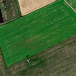 Satellite imagery of [Meclov] factory chimney, CZ