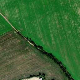 Satellite imagery of [Meclov] factory chimney, CZ