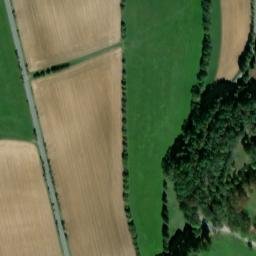 Satellite imagery of [Srbice u Kolovče] church t., CZ