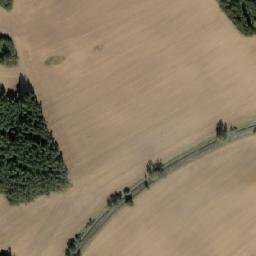 Satellite imagery of [Vrčeň] chapel sanctus t., CZ