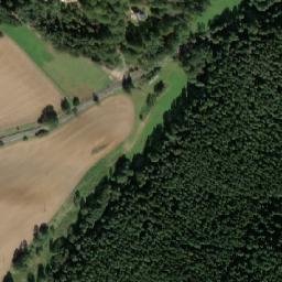 Satellite imagery of [Vrčeň] chapel sanctus t., CZ