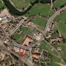 Satellite imagery of [Mirovice] belfry, CZ