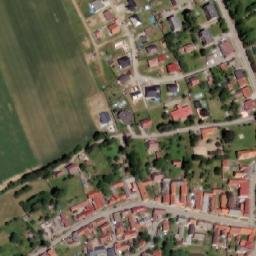 Satellite imagery of [Červená Řečice] church t., CZ