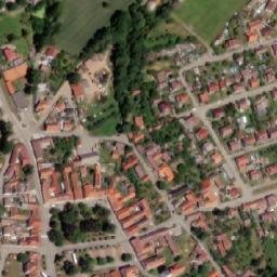 Satellite imagery of [Červená Řečice] church t., CZ