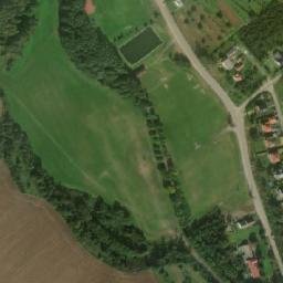 Satellite imagery of [Radešínská Svratka] church t., CZ