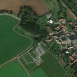 Satellite imagery of [Radešínská Svratka] church t., CZ