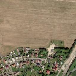 Satellite imagery of [Bělčice] church t., CZ