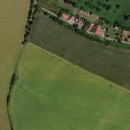 Satellite imagery of [Červená Řečice] church t., CZ