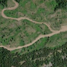 Satellite imagery of Coal Creek Pass, CA