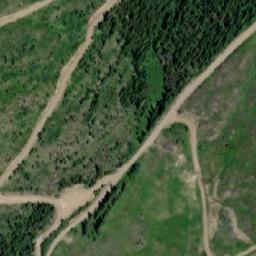 Satellite imagery of Coal Creek Pass, CA