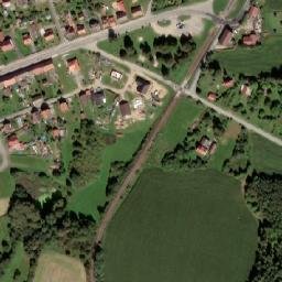 Satellite imagery of [Bělčice] church t., CZ