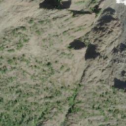 Satellite imagery of Vancouver Island Ranges, CA
