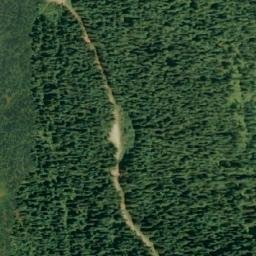 Satellite imagery of Emancipation Mountain, CA