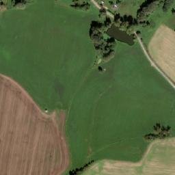 Satellite imagery of [Bělčice] church t., CZ