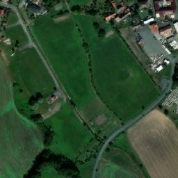 Satellite imagery of [Paršovice] church t., CZ