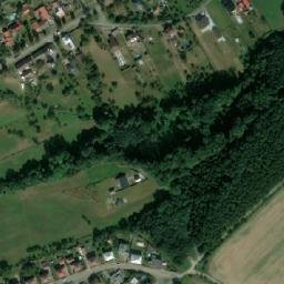 Satellite imagery of [Choryně] church t., CZ