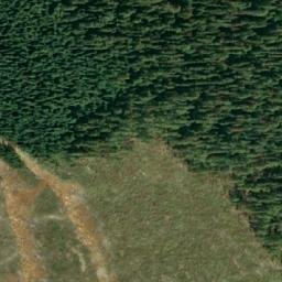 Satellite imagery of Emancipation Mountain, CA