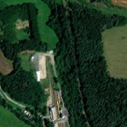 Satellite imagery of Diamo [Rožná] factory chimney, CZ