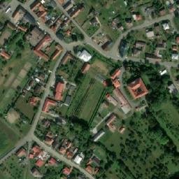 Satellite imagery of [Choryně] church t., CZ
