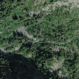 Satellite imagery of Vancouver Island Ranges, CA