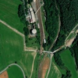 Satellite imagery of Diamo [Rožná] factory chimney, CZ