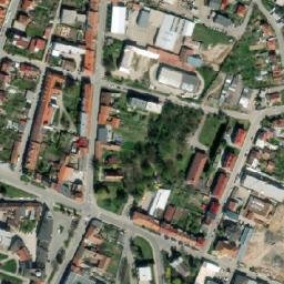 Satellite imagery of [Boskovice] town hall t., CZ