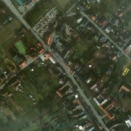 Satellite imagery of [Prosenice] sugar factor chimney, CZ