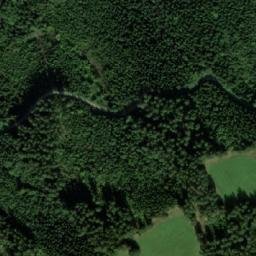 Satellite imagery of [Staré Hamry 1] church t., CZ