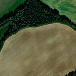 Satellite imagery of [Meclov-Třebnicec] church t., CZ