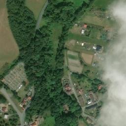 Satellite imagery of [Žinkovy] church t., CZ