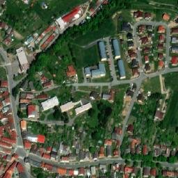 Satellite imagery of [Polná] church & outlook t., CZ