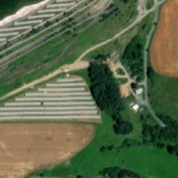 Satellite imagery of Diamo [Rožná] factory chimney, CZ