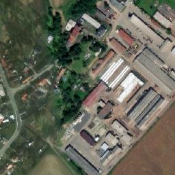 Satellite imagery of [Prosenice] sugar factor chimney, CZ