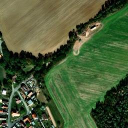 Satellite imagery of [Meclov-Třebnicec] church t., CZ