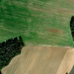 Satellite imagery of [Meclov-Třebnicec] church t., CZ