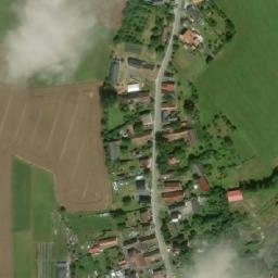 Satellite imagery of [Měčín] church t., CZ